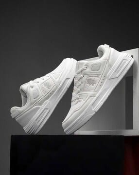 Men Round-Toe Lace-Up Sneakers-image-10