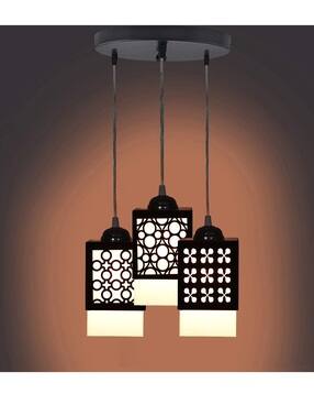 gojeeva Zuper 3 Light Creative Wooden Pendant Light Lamp-picture-30