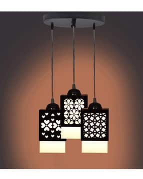 gojeeva Set of 3 Wooden LED Pendant Hanging Lights-picture-45