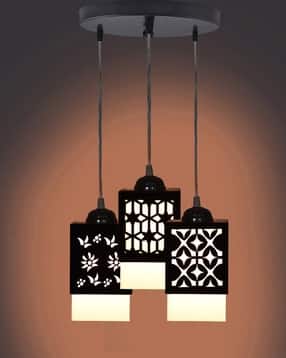gojeeva kraft Zuper 3-Piece Wooden Pendant Ceiling Lamp-picture-13