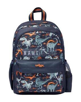 Graphic Print Backpack with Adjustable Straps-image-35