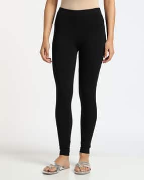 svrnaa by azorte Women Solid Leggings with Elasticated Waist-picture-18