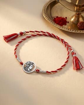giva Men Sterling Silver Mahadev Blessing Rakhi-picture-25