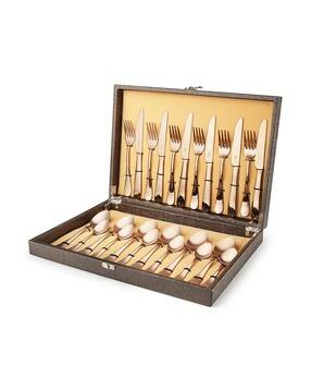 fns Pack of 24 Cutlery Set for Dining Table-picture-12