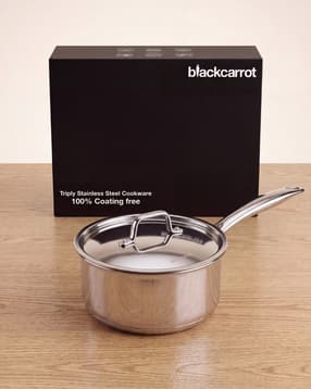 blackcarrot Stainless Steel Sauce Pan with Stainless Steel Lid -picture-34