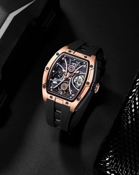 FRENCH CONNECTION Men Limited Edition Stealth Series Automatic Watch with Stainless Steel Case - FCA49B