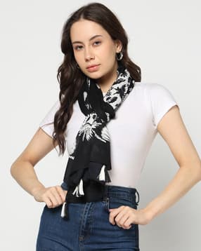 yousta Women Floral Print Scarf-picture-24