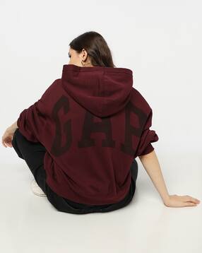 gap Logo Print Relaxed Fit Full Sleeves Hoodie-picture-48