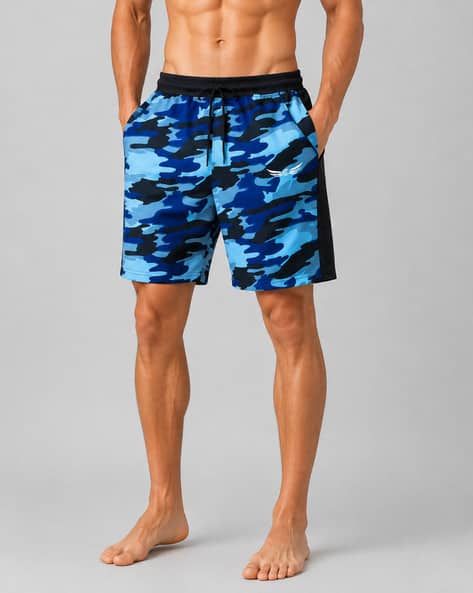Buda Jeans Co Men Camouflage Regular Fit Mid-Rise Shorts