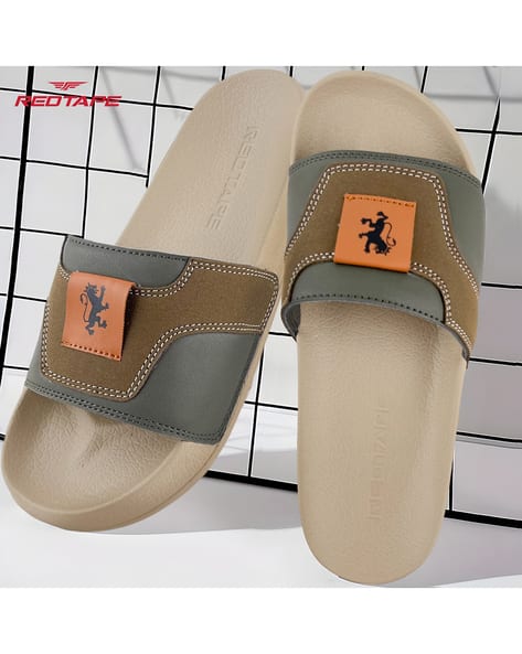 RED TAPE Men Comfort Casual Slides Red - Image 7