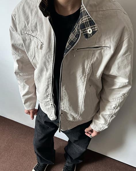 DIVAWALK Men Regular Fit Zip-Front Jacket
