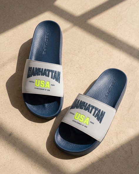 RED TAPE Men Printed Casual Slides