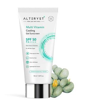 men multi vitamin & niacinamide face gel sunscreen spf 50 pa++++ - 50ml