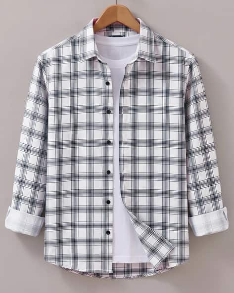 Buda Jeans Co Men Checked Regular Fit Shirt - Image 1