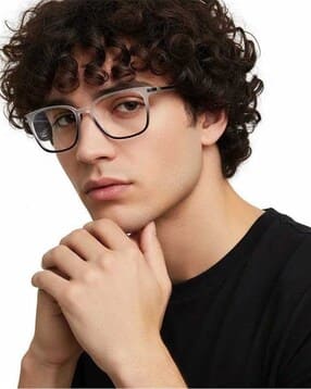 hashtag eyewear Men Full-Rim Square Frame - NEKCC-1160062-WHT-BLK-picture-13