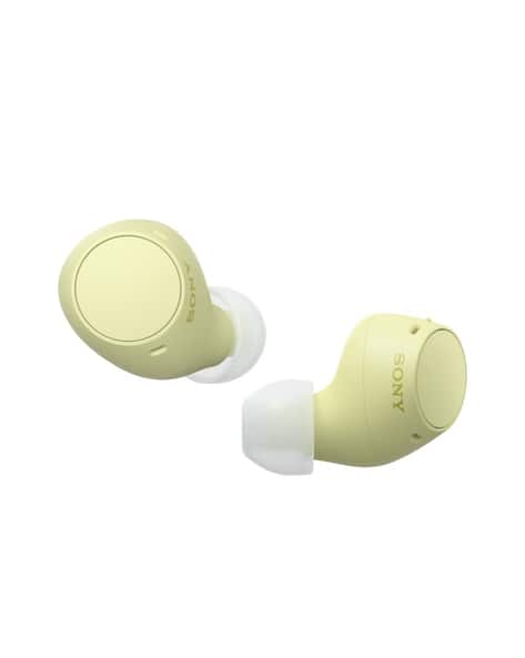 Sony WF-C510 TWS Earbuds (IPX4 Waterproof, Siri Voice Assistant, Yellow)