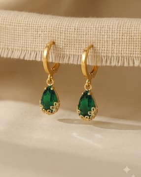 brado jewellery Women Gold Plated Crystal Drop Earrings-picture-24