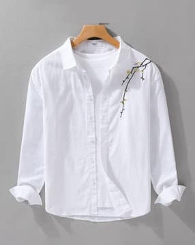neonomad Men Embroidered Regular Fit Shirt-picture-21