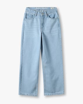 yb dnmx Boys Loose Fit Washed Jeans-picture-26