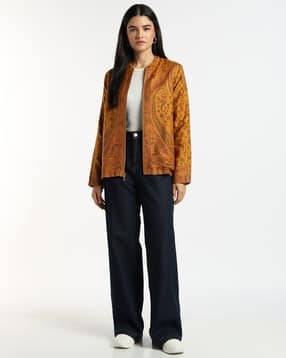 svrnaa by azorte All-Over Embroidered Winter Jacket-picture-40