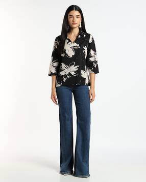 svrnaa by azorte Floral All Over Printed Top-picture-10