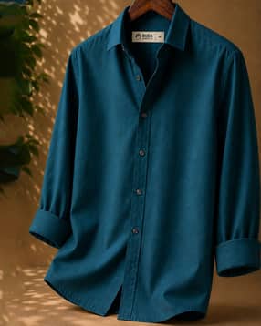 buda jeans co Men Regular Fit Shirt with Spread-Collar-picture-37