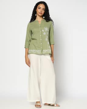 yousta Women Embroidered Regular Fit Tunic-picture-45