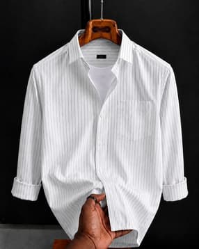 buda jeans co Men Striped Regular Fit Shirt-picture-22