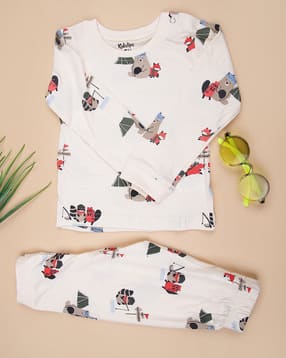 v-mart Printed Cotton 2-Piece Coordinated Set          -picture-49