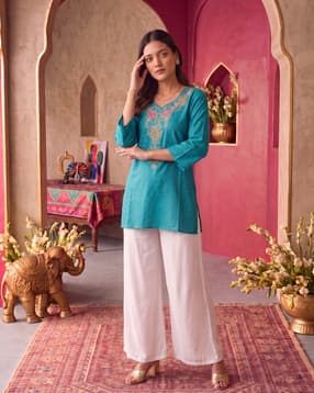 rangita Women Embroidered Straight Kurti-picture-29