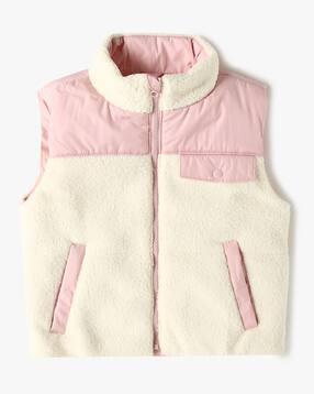 gap kids Girls Colourblock Regular Fit Gilet-picture-8