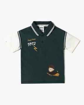 playday Boys Graphic Print Regular Fit Polo T-Shirt-picture-19