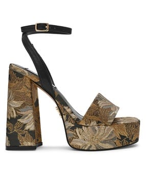 steve madden Women FLORENCIA-FB Ankle-Strap Chunky-Heeled Sandals-picture-10