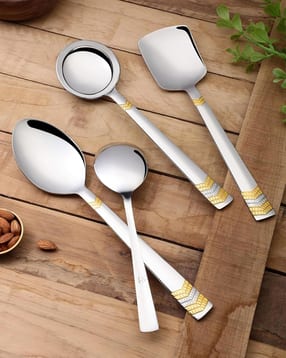 fns 24-Carat Gold-Plated 4-Piece Stainless Steel Cutlery Set -picture-24