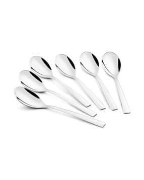 fns Set of 6 Stainless Steel Spoons-picture-14