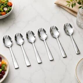 fns Set of 6 Stainless Steel Forks-picture-43
