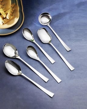 fns Set of 6 Stainless Steel Spoons-picture-20