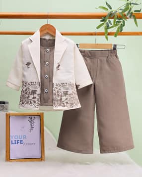 toonyport Girls Embroidered Top & Pants Set-picture-18