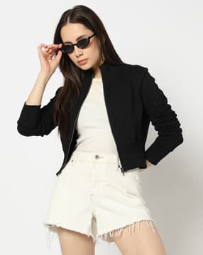 yousta Women Boxy Fit Zip-Front High-Neck Sweatshirt-picture-30