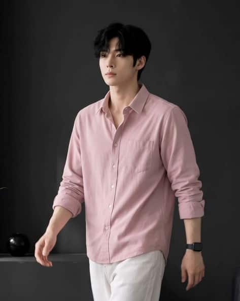 Buda Jeans Co Regular Fit Shirt with Patch Pocket - Rust - Image 2