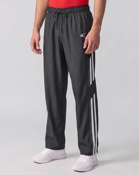 PERFORMAX Men Striped Mid-Rise Track Pants - Image 3
