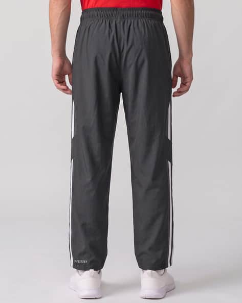 PERFORMAX Men Striped Mid-Rise Track Pants - Image 4