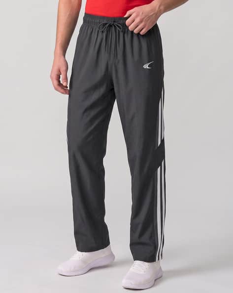 PERFORMAX Men Striped Mid-Rise Track Pants - Image 2