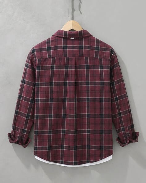 Buda Jeans Co Men Checked Cotton Shirt - Image 2