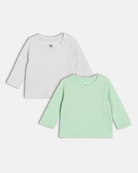 mini klub Infants Pack of 2 Patterned Round-Neck T-Shirt-picture-11