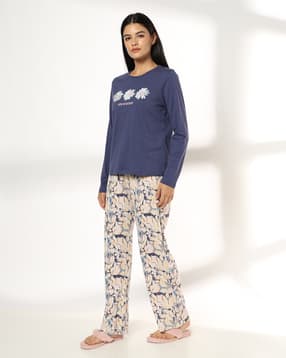rio Women Graphic Print T-Shirt & Pyjamas Set-picture-27