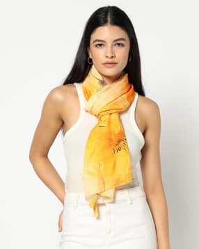 yousta Women Floral Print Scarf-picture-28