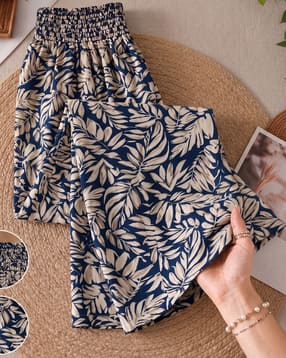 buda jeans co Women Leaf Print Mid-Rise Palazzos-picture-23