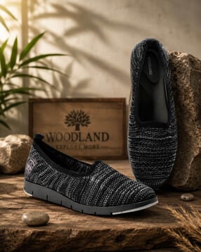 woodland Women Slip-On Ballerina Flat Casual Shoes-picture-42