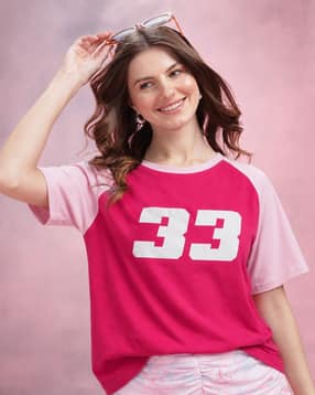 buda jeans co Women Printed Oversized Fit T-Shirt-picture-35